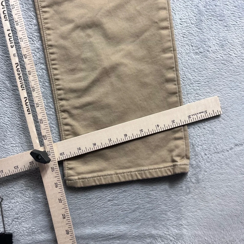 Banana Republic Travel Jean Mens 36x30 Slim Fit Khaki Tan Pants 5-Pocket